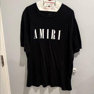 AMIRI Black Short Sleeve Tee